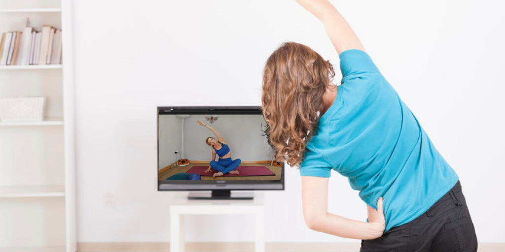 Can you do pilates at home? Yes, lessons are available online.