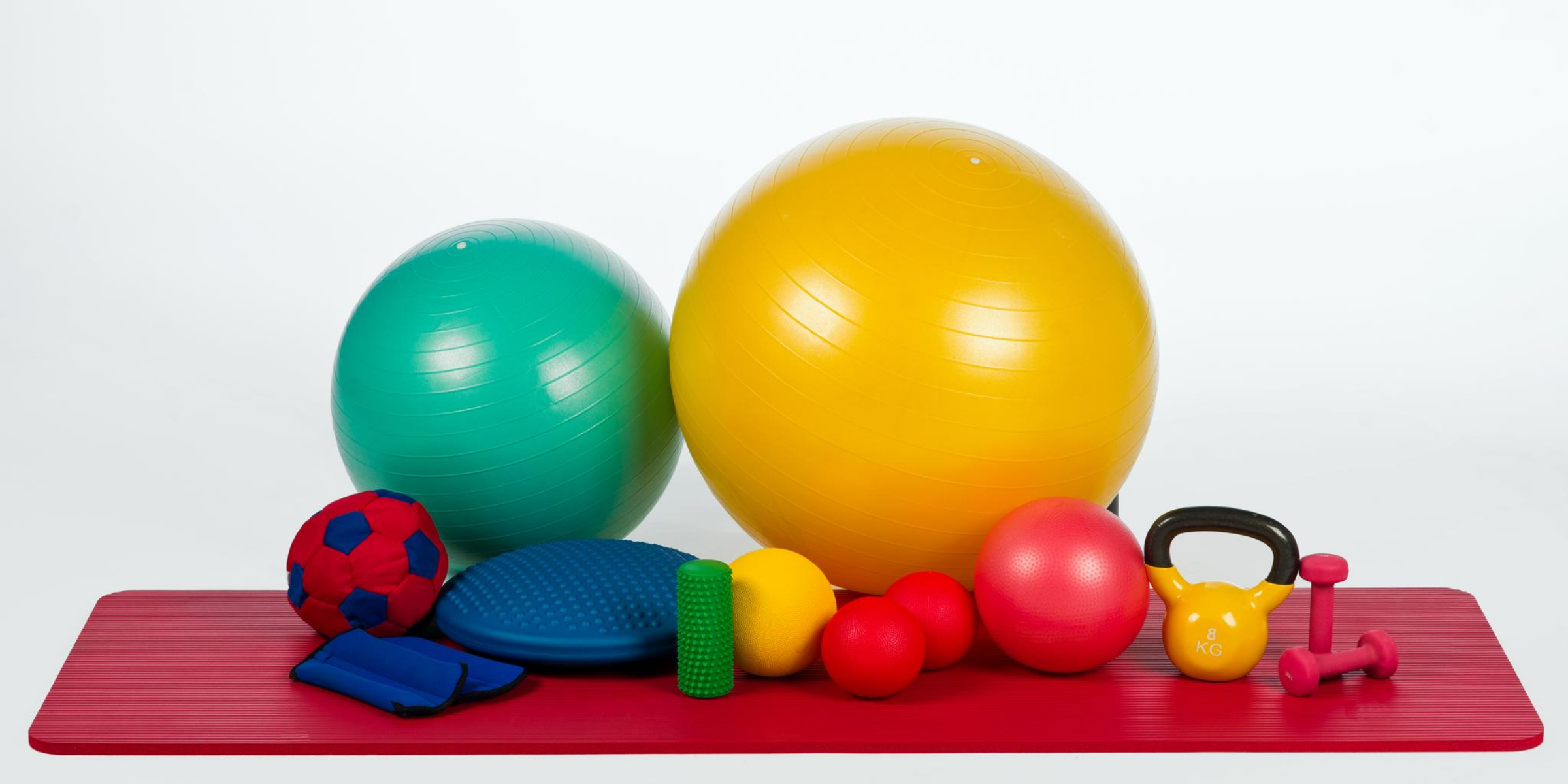 Keywords: exercise balls, mat