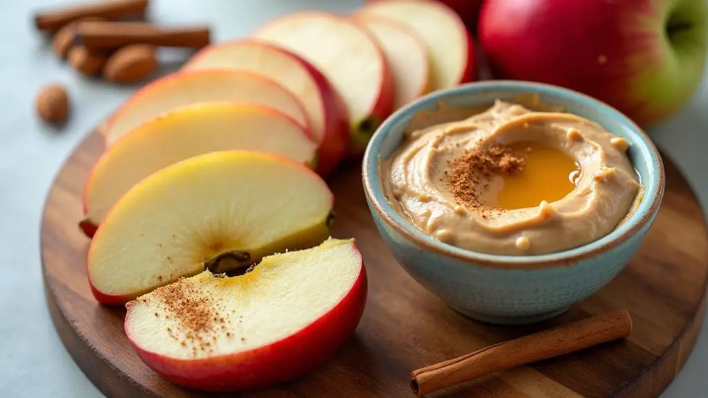 Apple Slices With Almond Butter