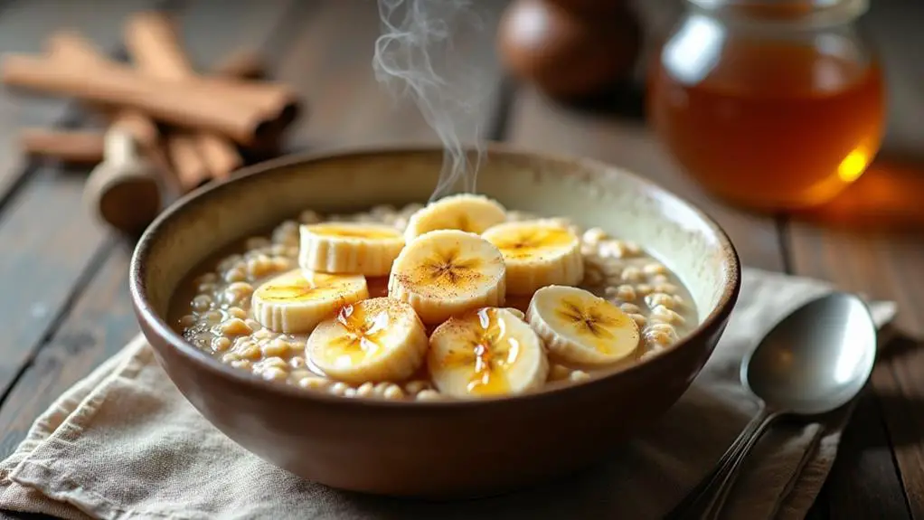 Energizing Banana Oatmeal Bowl