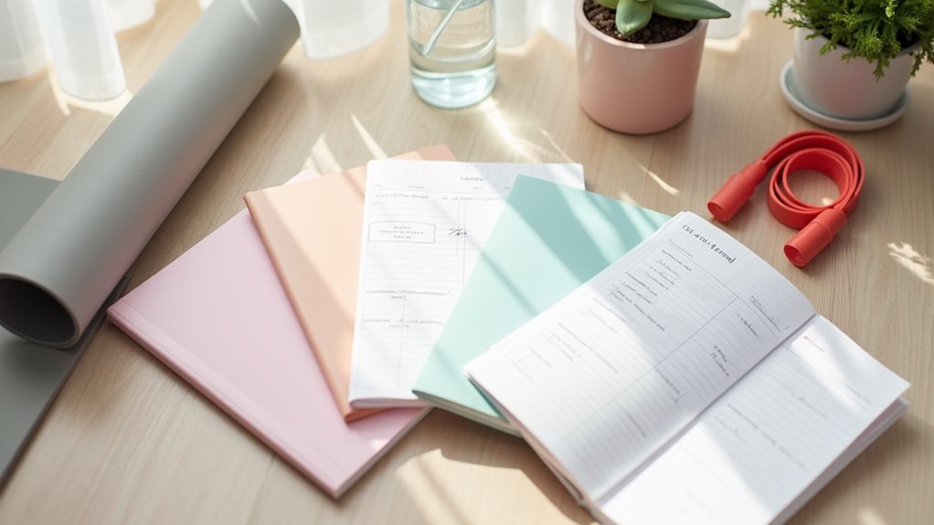 pilates progress tracking journals